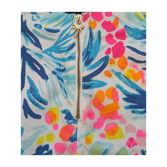 Lilly Pulitzer Sz 4 MARII SERENE BLUE TIPPY TOP Print Skort - Picture 7 of 11